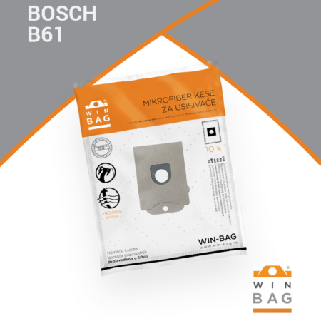 Kese za Bosch TypeK – BSN1600 – BSN1800 – BigBag3L – Arriva usisivače