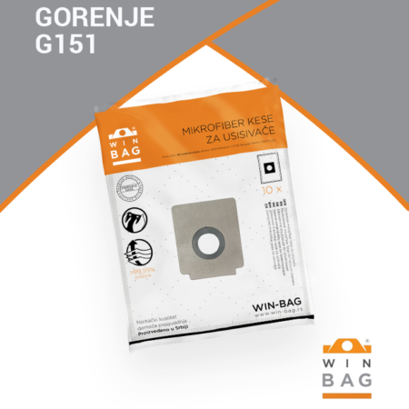 Kese za Gorenje VC1411B - VC1611CXBK - VC1615G - VCK1301 Typhoon usisivače