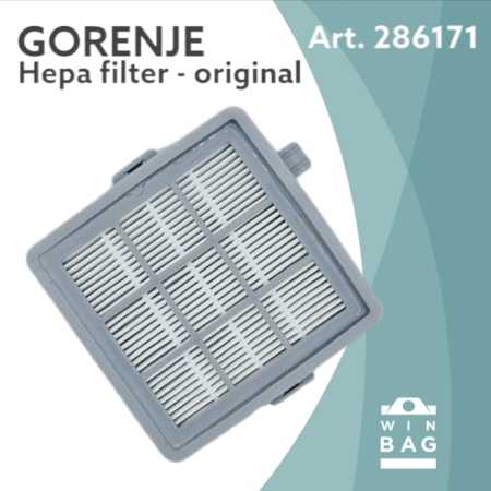 Hepa filter za Gorenje 286171/VCK1601RCYIII/VCK1501BCYIII/VCK1621AP-ECO usisivače.
