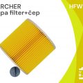 Hepa filter Karcher KFI3310, 6414-5520, WD2, MV2 WIN-BAG HFWB10
