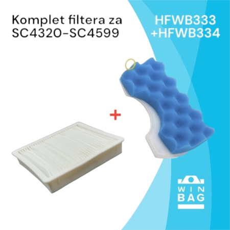 Komplet filtera za SAMSUNG DJ63-00672A+DJ97-01040C/SC4550/SC4360 usisivače