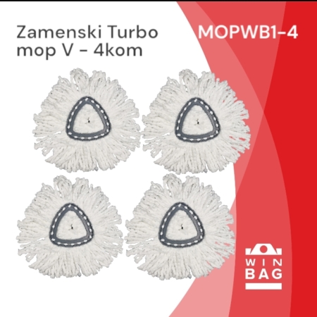 Mop turbo zamenska glava Vileda 152623– 4kom .