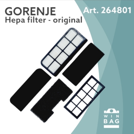 Komplet filtera za Gorenje 264801/VCK1802WF/VCK1803WF usisivače