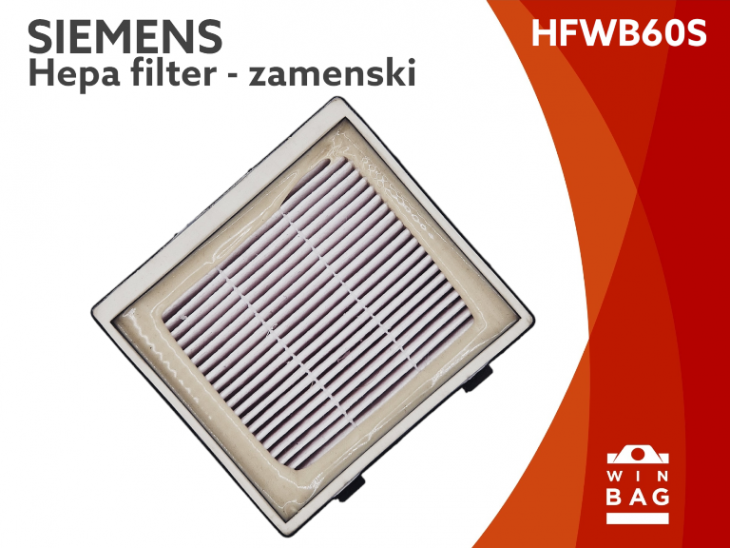 Hepa filter za SIEMENS Synchopower/Z3.0/BBZ153HF