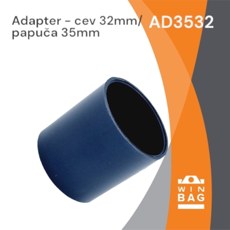 Adapter za papuča/cev usisivača Fi 35/32