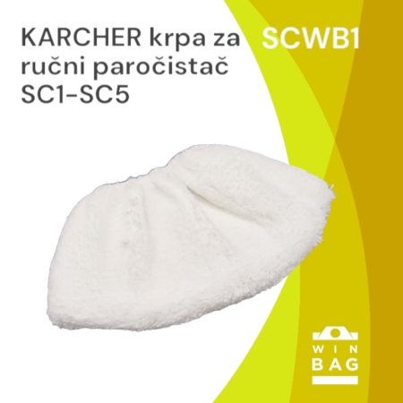 Zamenska krpa za ručnu papuču KARCHER Easy Fix SC1-SC5