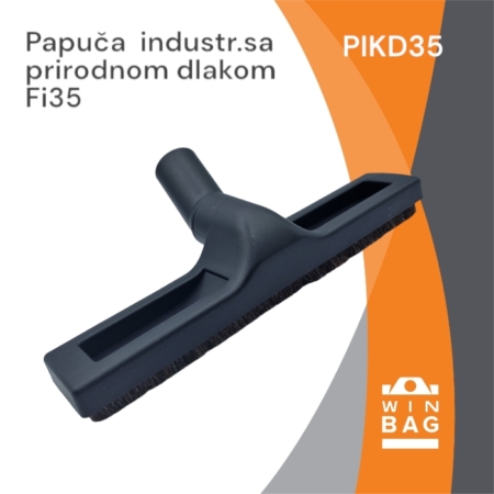 Industrijska četka sa prirodnom konjskom dlakom i točkićima Fi35mm