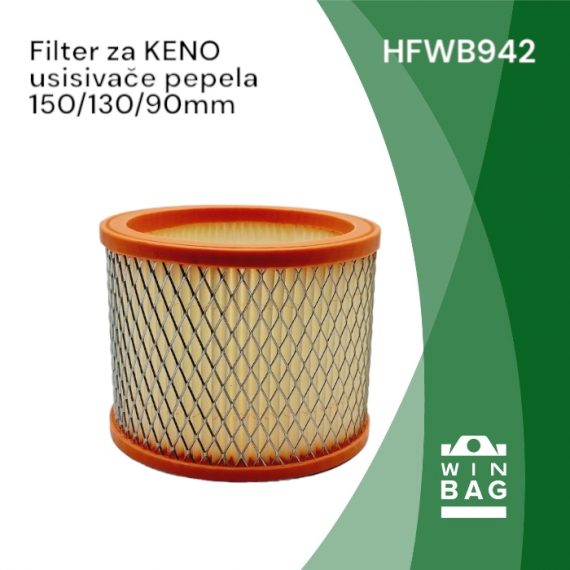 Hepa filter za KENO usisivače pepela 150/130/90mm
