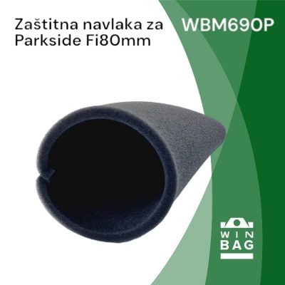 Zaštitna navlaka motora Fi80mm za Parkside usisivače WBM690P