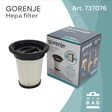 Gorenje hepa filter 737076/SVC216FMLW