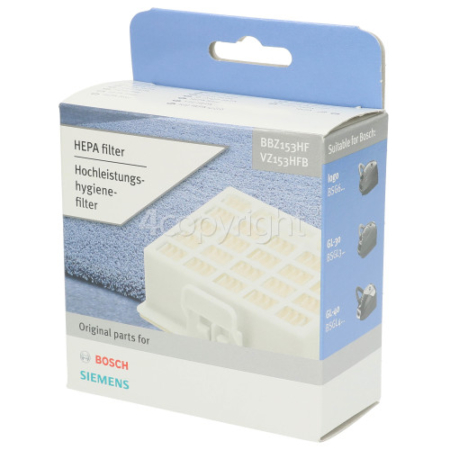 Bosch BBZ153HF hepa filter