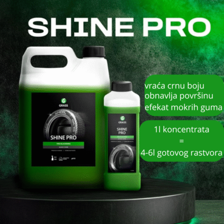 SHINE PRO sredstvo za poliranje guma – premium sjaj i zaštita