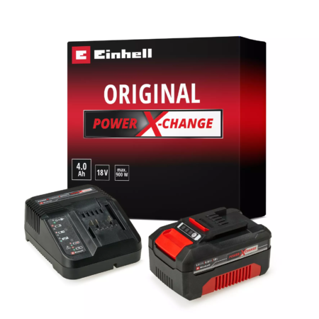 EINHELL set brzi punjač i baterija Power-X-Change 18V 4,0Ah Starter-Kit