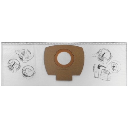 Mikrofiber kesa za Makita VC2512L VC2511 VC3011L P-72899 5 kom